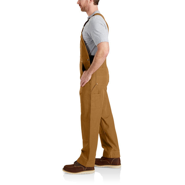 Carhartt 102776-211 Men's Relaxed Fit Duck Bib Overall - Carhartt Brown