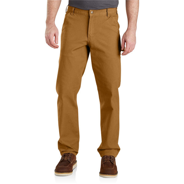 Carhartt 103279-211 Men's Rugged Flex Relaxed Fit Duck Utility Work Pant - Carhartt Brown