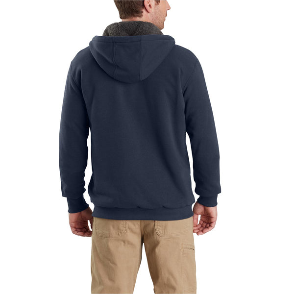 Carhartt 103308 Men's Rain Defender Relaxed Fit Midweight Sherpa Lined FZ Sweatshirt