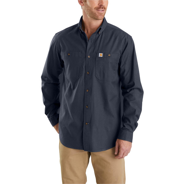 Carhartt 103554 Men's Rugged Flex Relaxed Fit Midweight Canvas LS Shirt