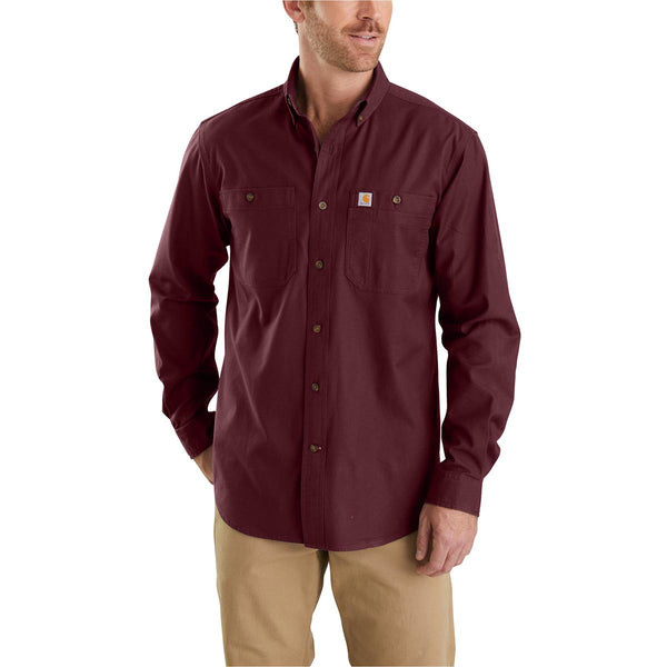 Carhartt 103554-C Men's Rugged Flex Rigby Long Sleeve Work Shirt - Discontinued Pricing