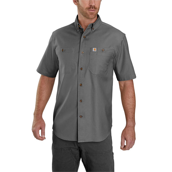 Carhartt 103555 Men's Rugged Flex Relaxed Fit Midweight Canvas SS Shirt