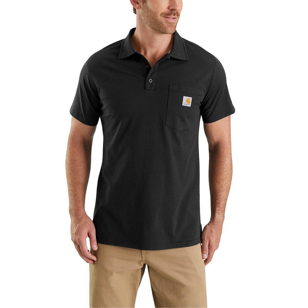 Carhartt 103569 Men's Force Relaxed Fit Midweight SS Pocket Polo - Discontinued Pricing