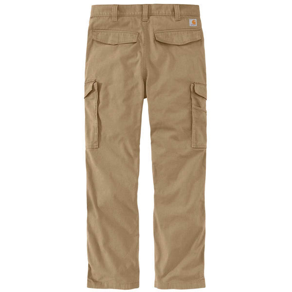 Carhartt 103574-253 Men's Rugged Flex Relaxed Fit Canvas Cargo Work Pant - Dark Khaki