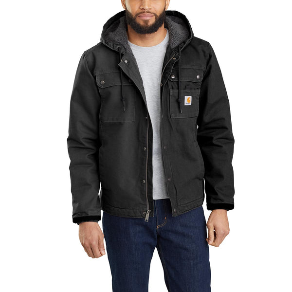 Carhartt 103826 Men's Relaxed Fit Washed Duck Sherpa Lined Utility Jacket