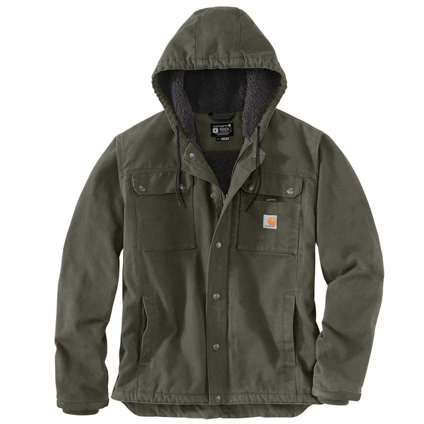 Carhartt 103826 Men's Relaxed Fit Washed Duck Sherpa Lined Utility Jacket