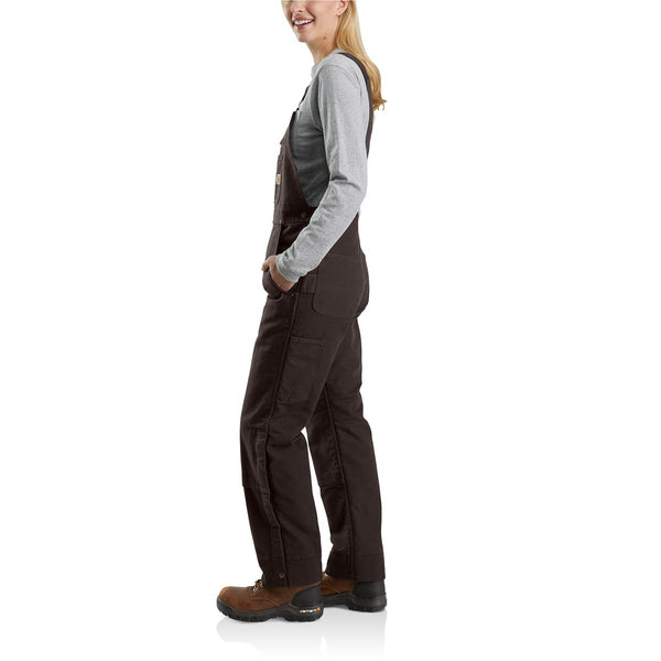 Carhartt 104049 Women's Relaxed Fit Washed Duck Insulated Bib Overall