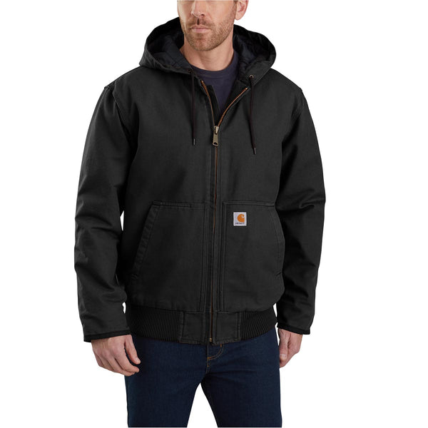 Carhartt 104050 Men's Loose Fit Washed Duck Insulated Active Jac