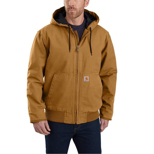 Carhartt 104050 Men's Loose Fit Washed Duck Insulated Active Jac