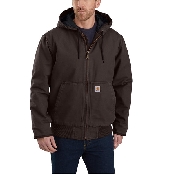 Carhartt 104050 Men's Loose Fit Washed Duck Insulated Active Jac