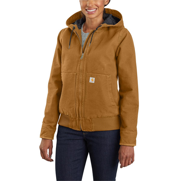 Carhartt 104053 Women's Loose Fit Washed Duck Active Jac