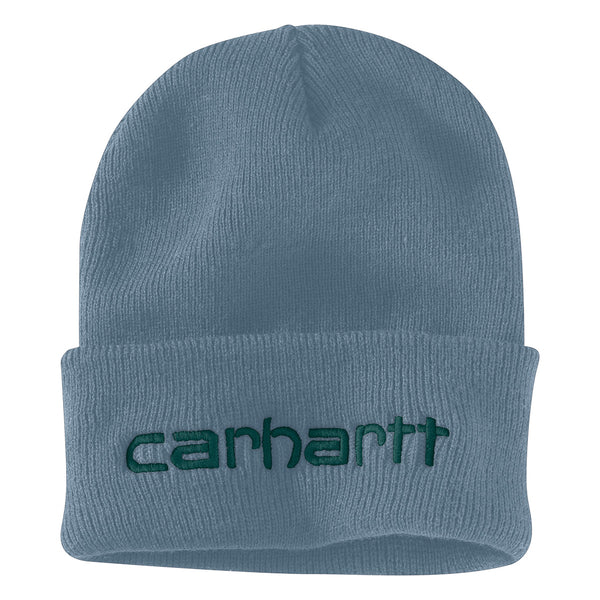 Carhartt 104068 Men's Knit Insulated Logo Graphic Cuffed Beanie