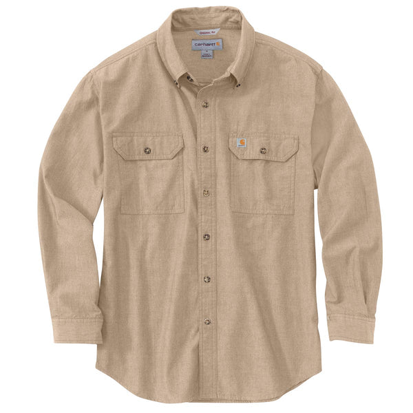 Carhartt 104368 Men's Loose Fit Midweight Chambray LS Shirt