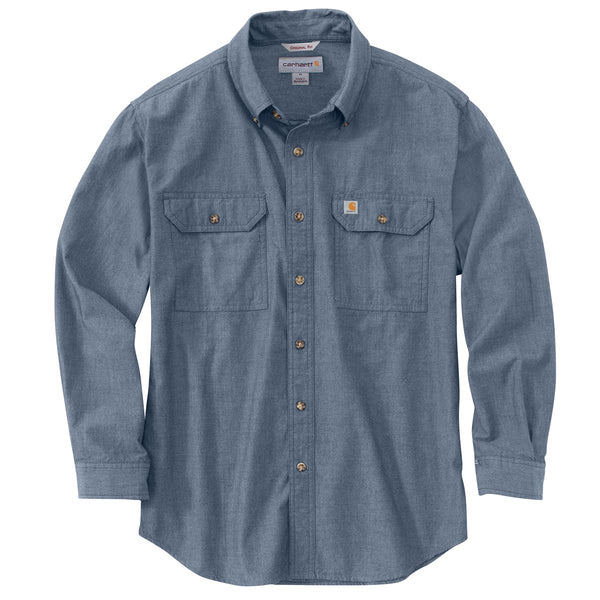 Carhartt 104368 Men's Loose Fit Midweight Chambray LS Shirt