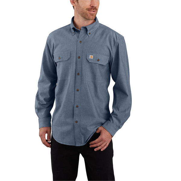 Carhartt 104368 Men's Loose Fit Midweight Chambray LS Shirt