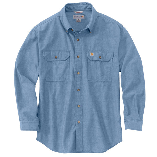 Carhartt 104368 Men's Loose Fit Midweight Chambray LS Shirt