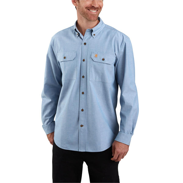 Carhartt 104368 Men's Loose Fit Midweight Chambray LS Shirt