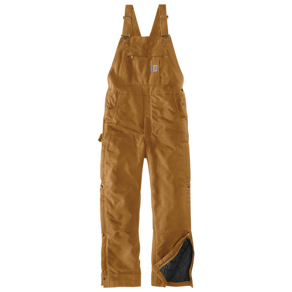 Carhartt 104393 Men's Loose Fit Firm Duck Insulated Bib Overall