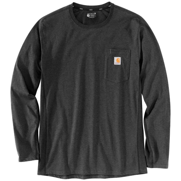 Carhartt 104617 Men's Force Relaxed Fit Midweight LS Pocket T-Shirt - Discontinued Pricing