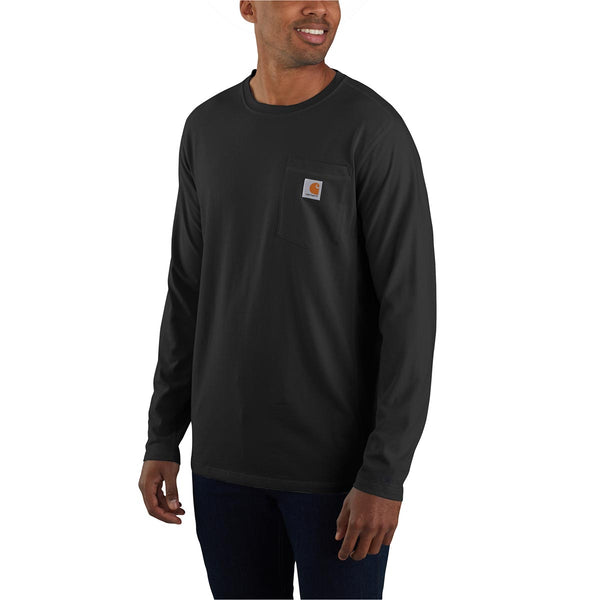 Carhartt 104617 Men's Force Relaxed Fit Midweight LS Pocket T-Shirt - Discontinued Pricing