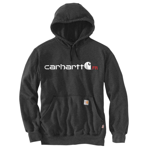 Carhartt 104771 Men's FR Force Original Fit Midweight Hooded Logo Graphic Sweatshirt