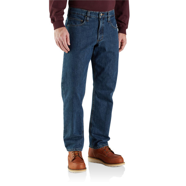 Carhartt 104942 Men's Relaxed Fit Flannel-Lined 5-Pocket Jean