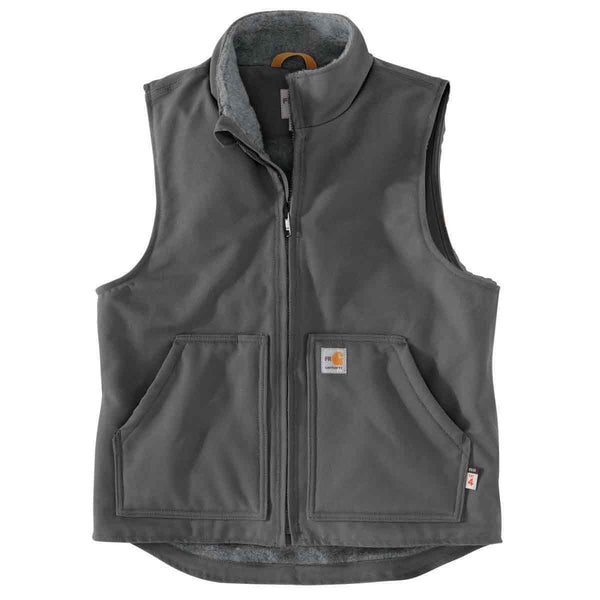 Carhartt 104981 Men's FR Duck Vest Sherpa Lined