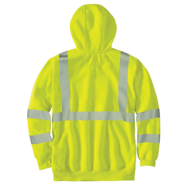 Carhartt 104987 Men's High Visibility Rain Defender Loose Fit Midweight Class 3 Sweatshirt