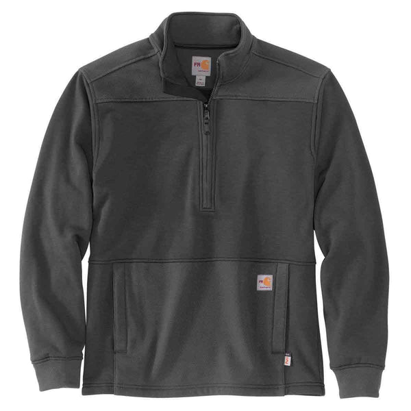 Carhartt 105012 Men's FR Rain Defender Relaxed Fit Mock Neck Fleece