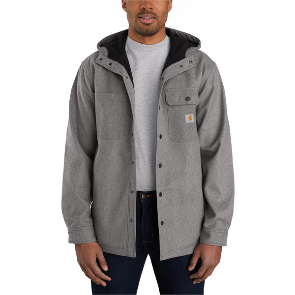 Carhartt 105022 Men's Rain Defender Relaxed Fit Heavyweight Hooded Shirt Jac