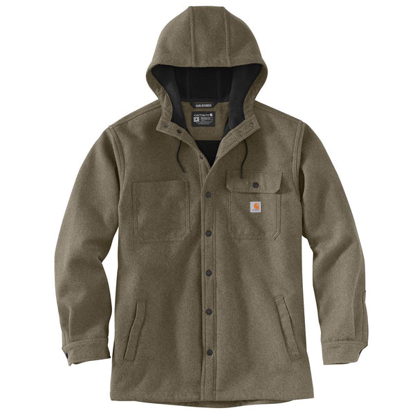 Carhartt 105022 Men's Rain Defender Relaxed Fit Heavyweight Hooded Shirt Jac