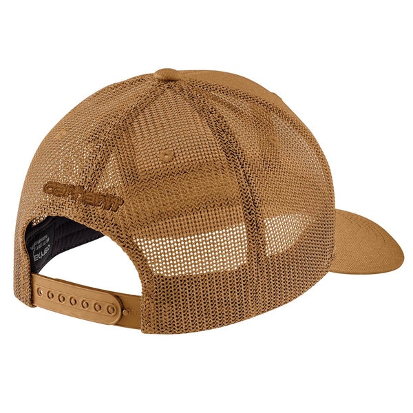 Carhartt 105216 Men's Rugged Flex Twill Mesh Back Logo Patch Cap