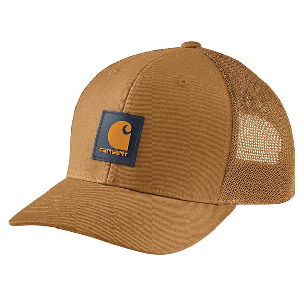 Carhartt 105216 Men's Rugged Flex Twill Mesh Back Logo Patch Cap