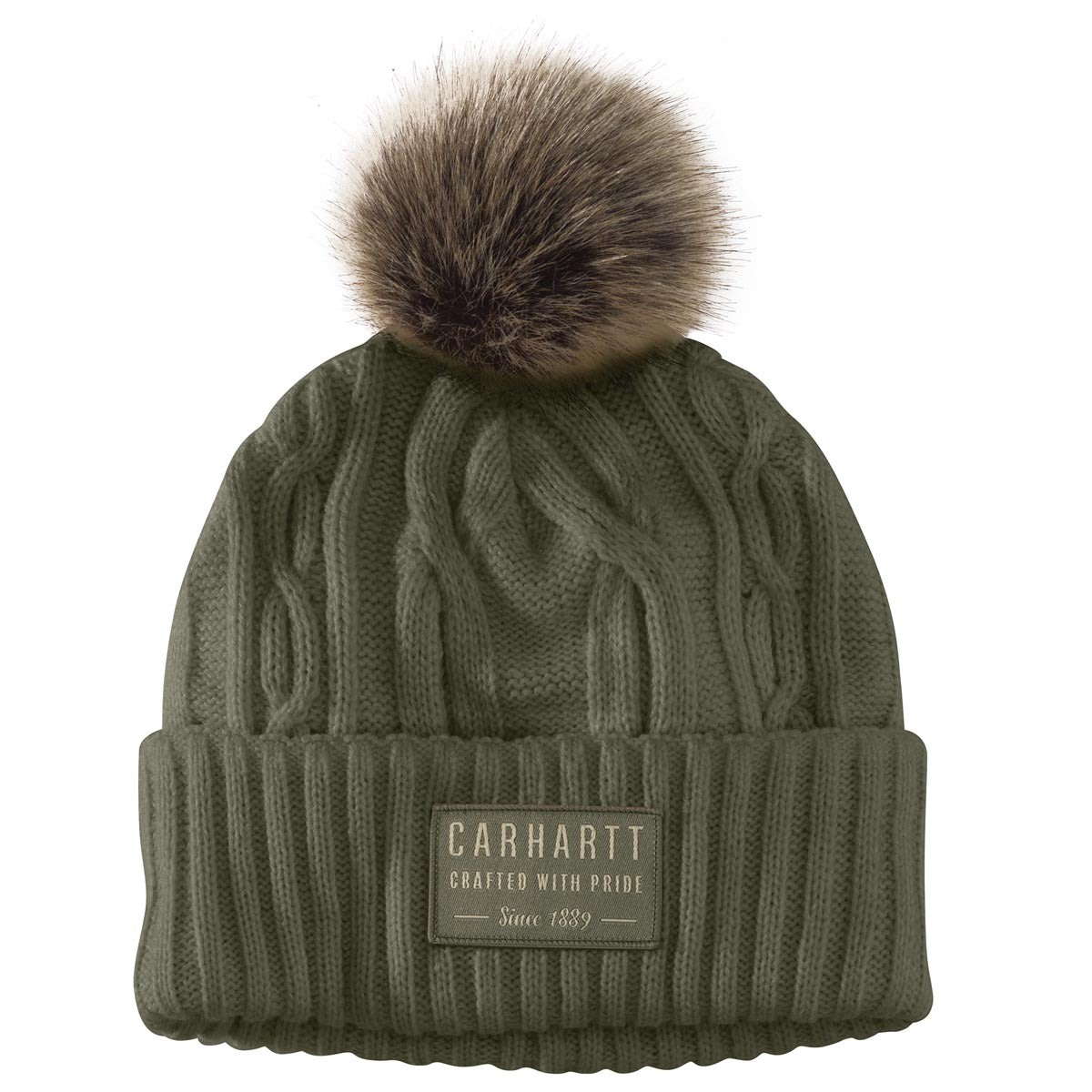 NWT - Carhartt Beanie Hat with Pom 76367847.jpeg main image 2
