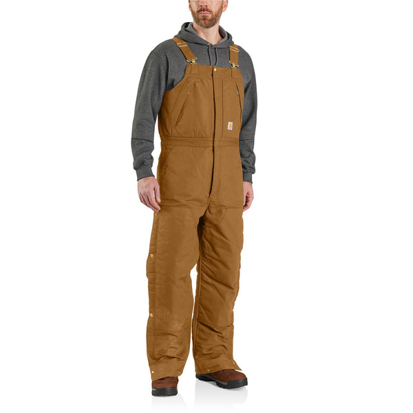 Carhartt 105470 Men's Loose Fit Firm Duck Insulated Biberall