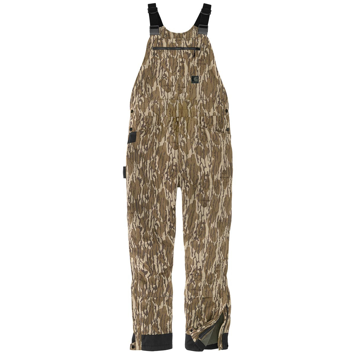 Carhartt-Men's Super Dux Relaxed Fit Insulated Camo Bib Overall