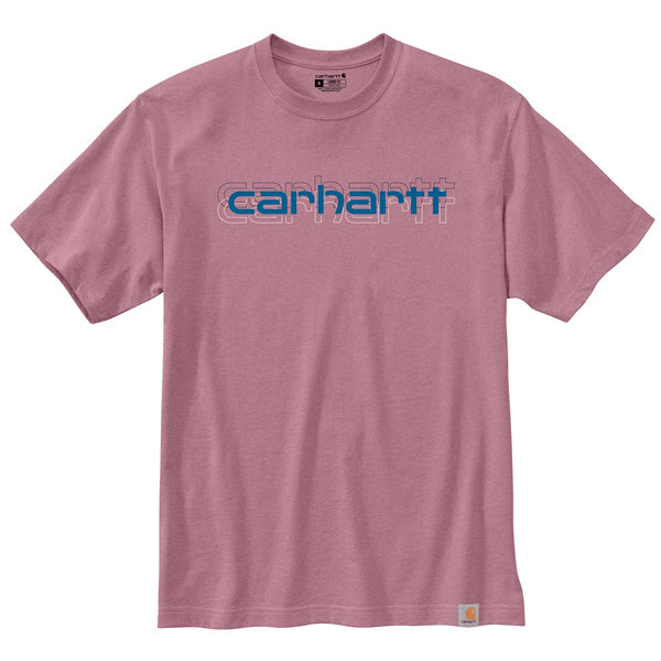 Carhartt 105709 Men's Loose Fit Heavyweight SS Logo T-Shirt