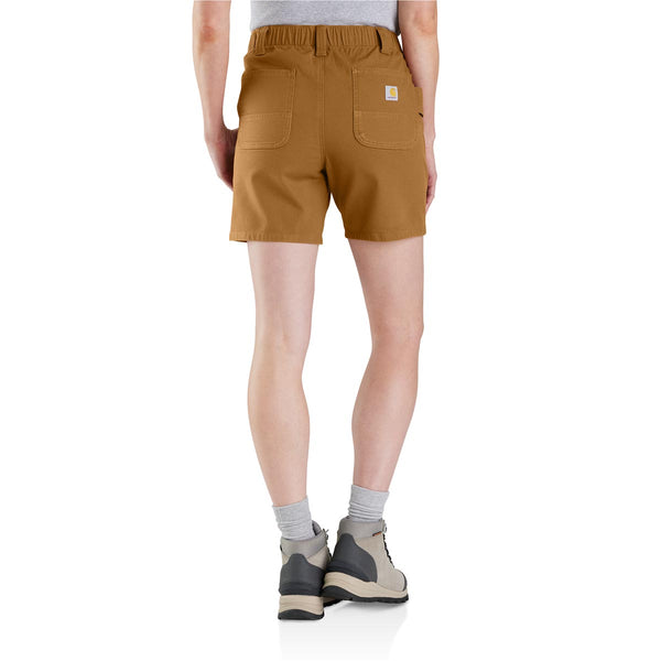 Carhartt 105730 Women's Rugged Flex Relaxed Fit Canvas Work Short