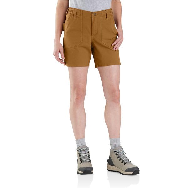 Carhartt 105730 Women's Rugged Flex Relaxed Fit Canvas Work Short