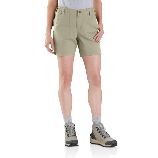 Carhartt 105730 Women's Rugged Flex Relaxed Fit Canvas Work Short