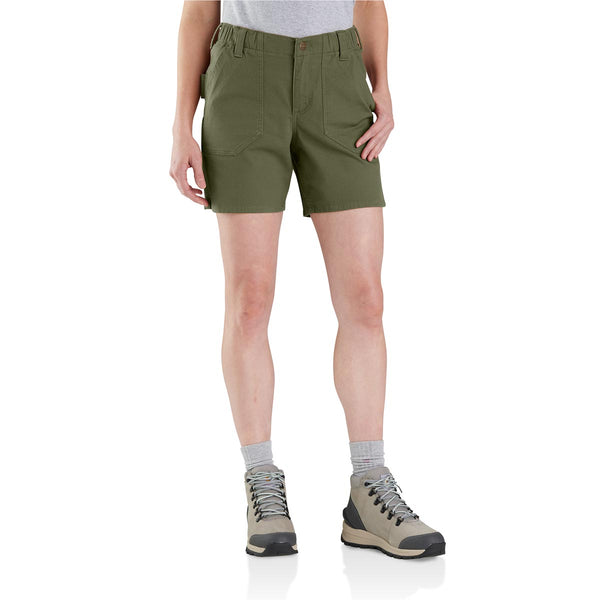 Carhartt 105730 Women's Rugged Flex Relaxed Fit Canvas Work Short