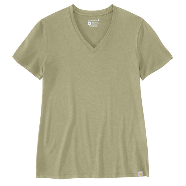 Carhartt 105739 Women's Relaxed Fit Lightweight Short-Sleeve V-Neck T-Shirt - Discontinued Pricing