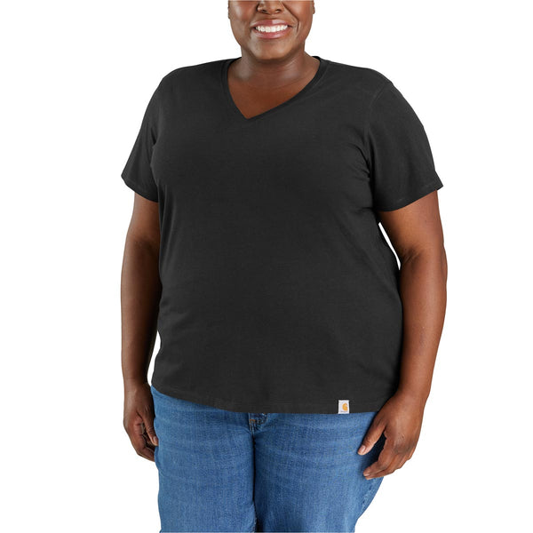 Carhartt 105739 Women's Relaxed Fit Lightweight Short-Sleeve V-Neck T-Shirt - Discontinued Pricing