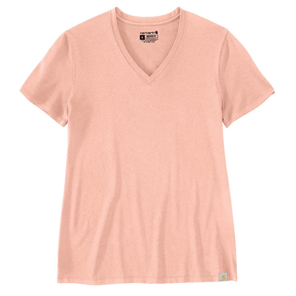 Carhartt 105739 Women's Relaxed Fit Lightweight Short-Sleeve V-Neck T-Shirt - Discontinued Pricing