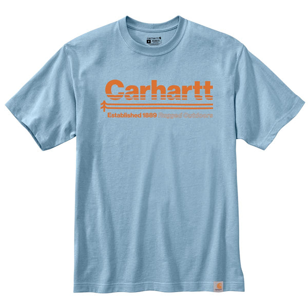 Carhartt 105754 Men's Relaxed Fit Heavyweight Short-Sleeve Outdoors Graphic T-Shirt