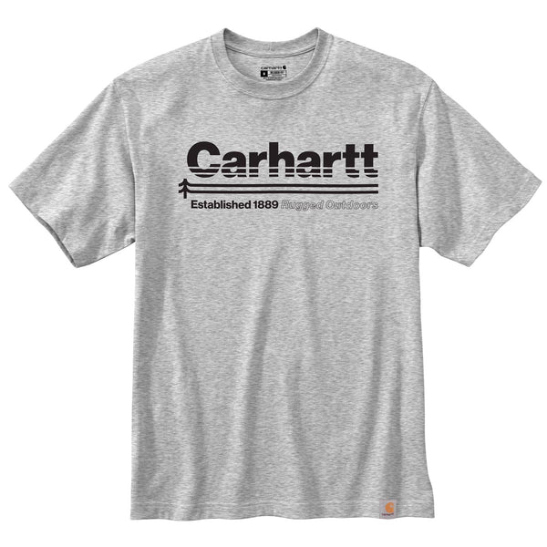 Carhartt 105754 Men's Relaxed Fit Heavyweight Short-Sleeve Outdoors Graphic T-Shirt