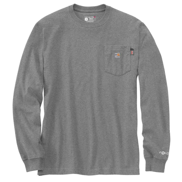 Carhartt 105783 Men's Flame Resistant Force Loose Fit Lightweight Long-Sleeve C Graphic T-Shirt