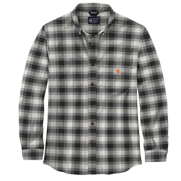 Carhartt 105945 Men's Rugged Flex Relaxed Fit Midweight Flannel LS Plaid Shirt