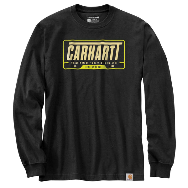 Carhartt 105954 Men's Loose Fit Heavyweight LS Outlast Graphic T-Shirt