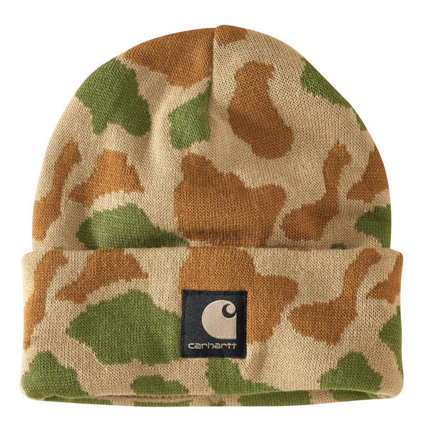 Carhartt 105968 Knit Camo Beanie